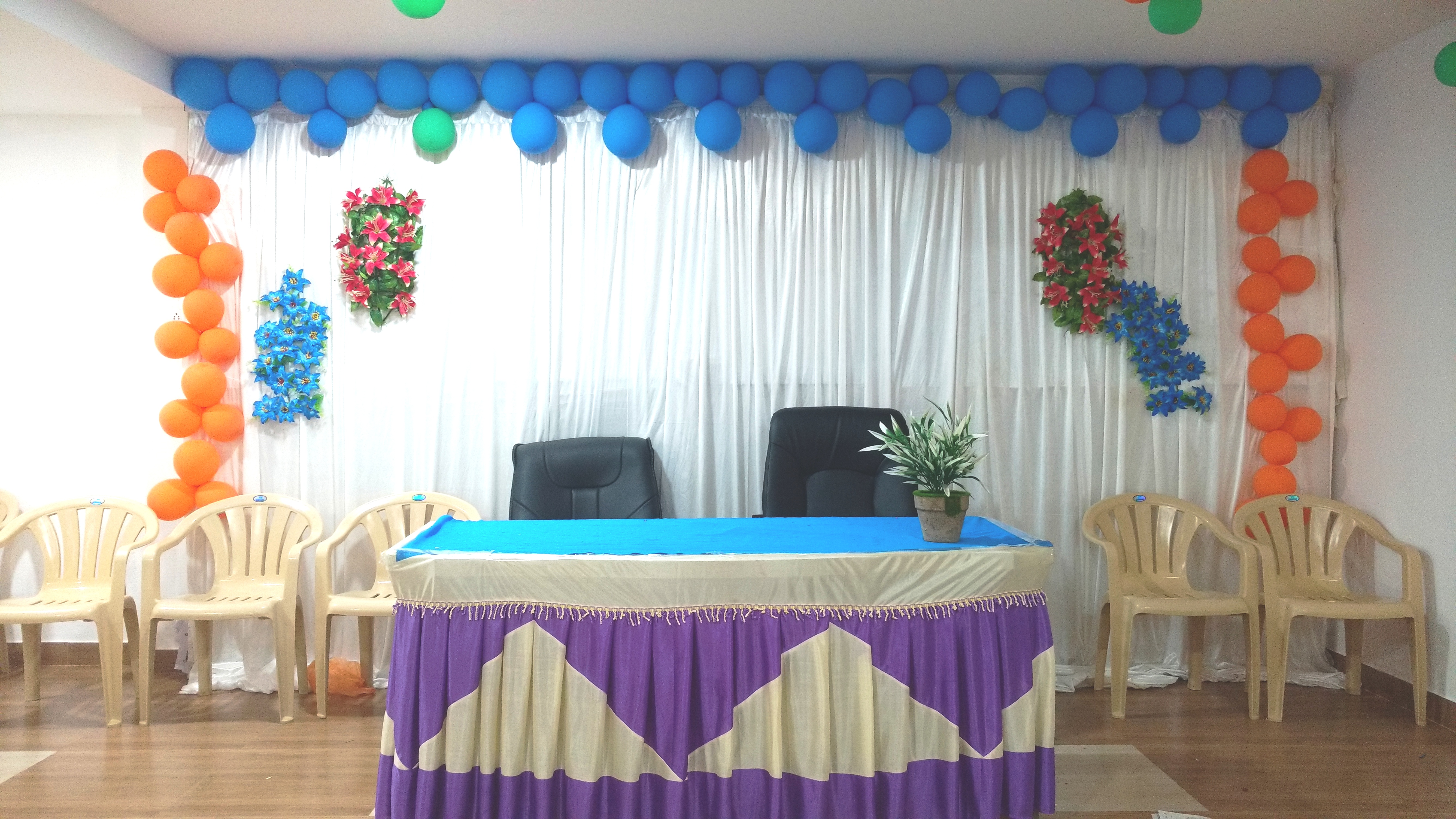 Meeting hall — set up